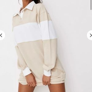 Sweater Dress Rugby Style